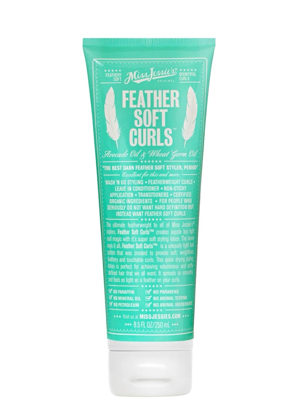 Feather Soft Curls Lightweight Styling Lotion - Teal